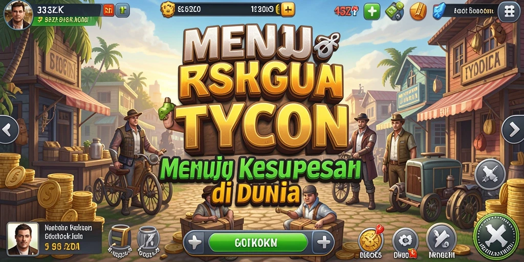 Tampilan menarik gameplay <strong>33ZK</strong> yang penuh strategi Tycoon.