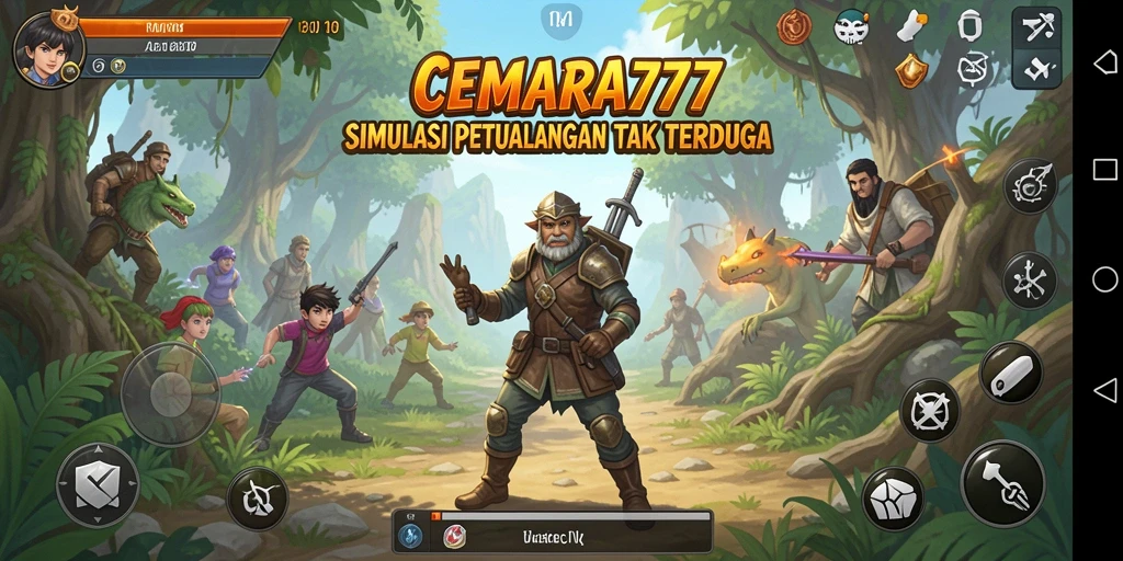 Tangkapan layar CEMARA777 yang menampilkan petualangan mendebarkan dalam simulasi.