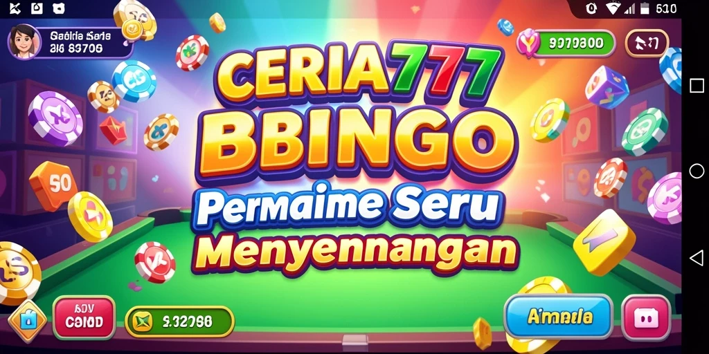 Tampilan gameplay Bingo yang seru dan interaktif di CERIA777.