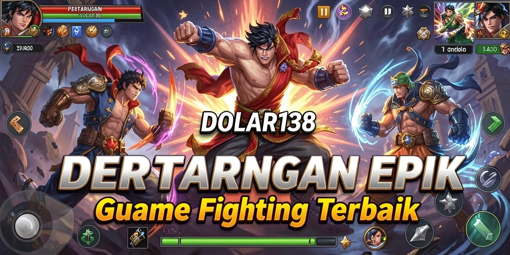 Tampilan gameplay DOLAR138 dengan pertarungan mendebarkan antar karakter.