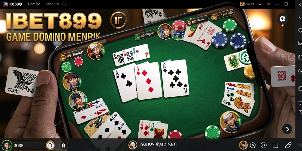 Screenshot gameplay IBET899 yang menunjukkan serunya permainan Domino.