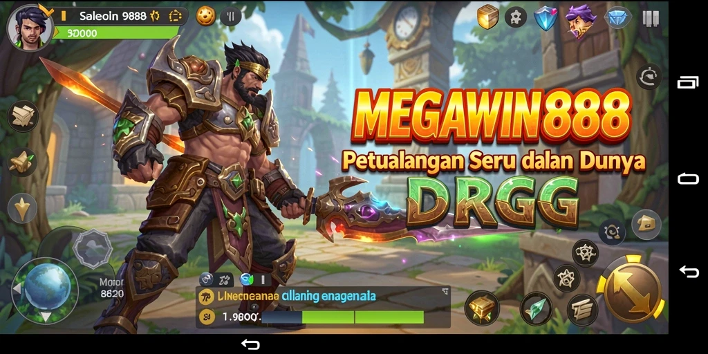 Tampilan gameplay RPG yang menarik di MEGAWIN888.