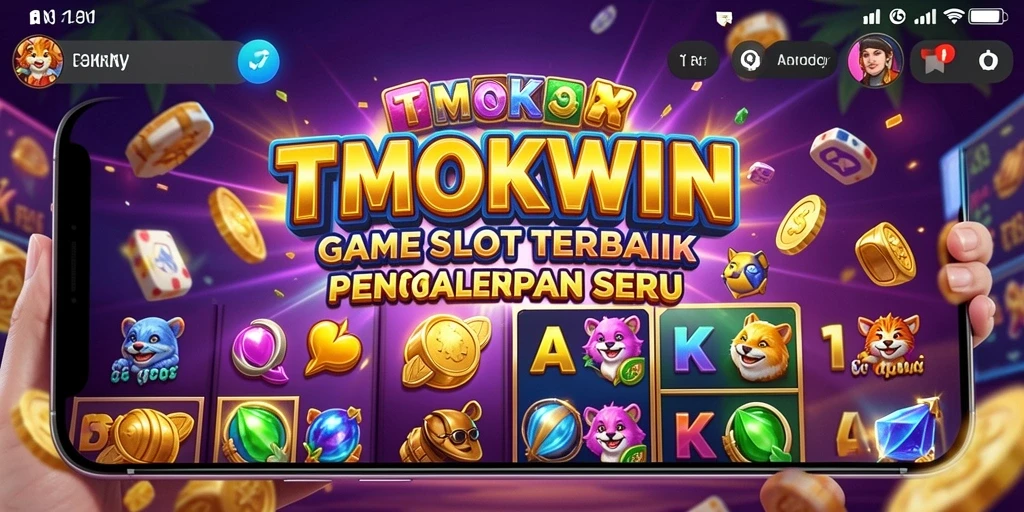 Screenshot gameplay TMOKWIN menampilkan putaran Slot yang mendebarkan.